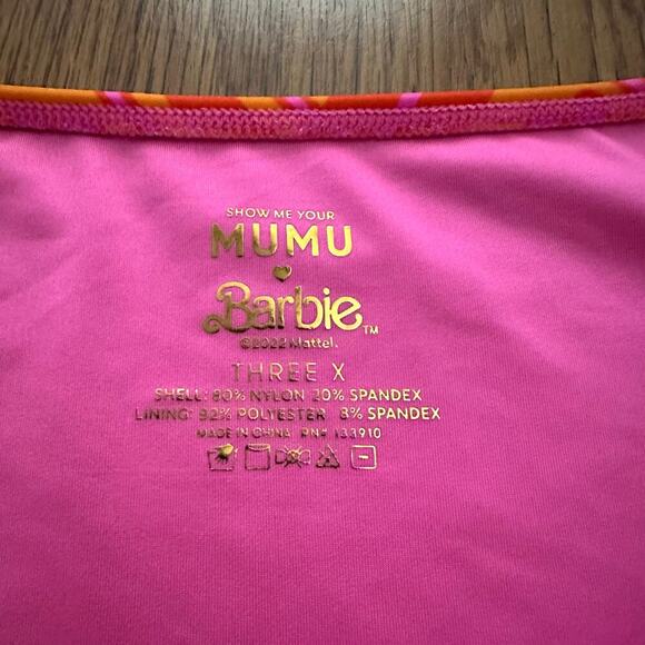 Show me your mumu orange pink bikini bottom beachwear plus size 3X NWT sexy - Picture 4 of 8